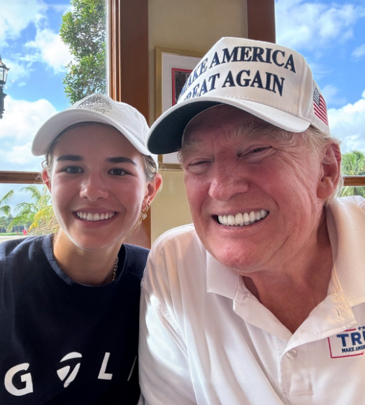 Онука Трампа на своєму першому змаганні з гольфу посіла останнє місце